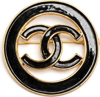 Pre-owned Chanel Black Brooches & Pins For Women