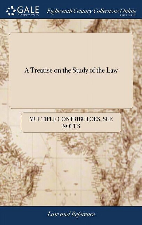 A Treatise on the Study of the Law (Hardcover)