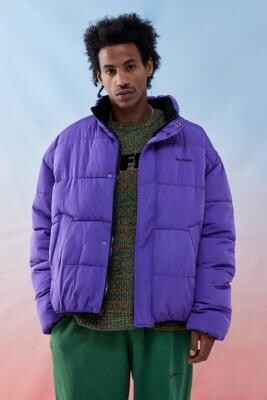 iets frans... iets frans. Recycled Purple Water-Resistant Puffer Jacket -  Purple XXL at Urban Outfitters - ShopStyle