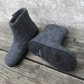 Thumbnail for your product : Aura Que Bidi Handmade Felt Slipper Boots With Suede Sole
