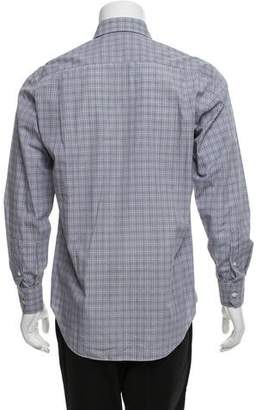 Lanvin Plaid Button-Up Shirt
