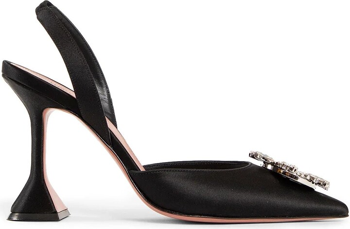 Décolleté Slingback in raso Begum 95