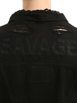 Thumbnail for your product : La Detresse Savage Destroyed Japanese Denim Jacket