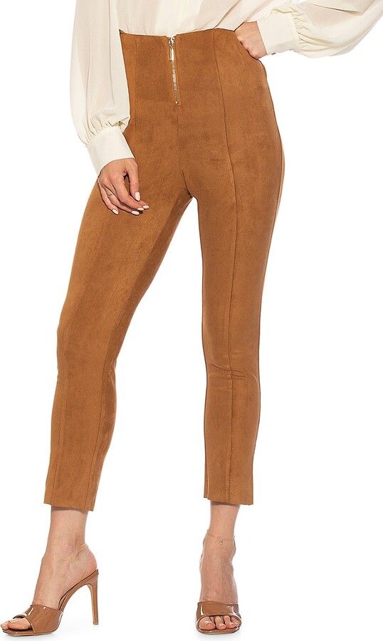 Natural Unravel Project Leather Trouser in Camel Womens Clothing Trousers - Save 30% Slacks and Chinos Capri and cropped trousers 