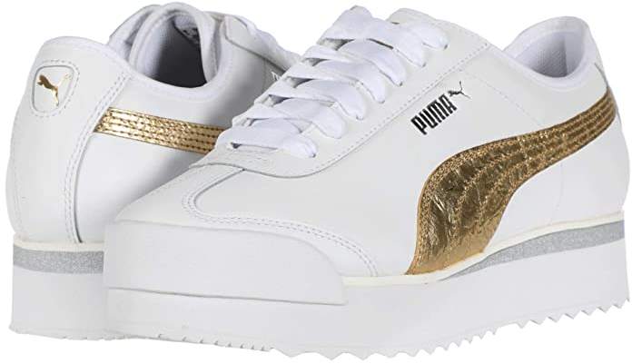white gold puma shoes