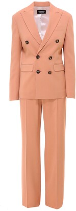 ladies hot pink suit