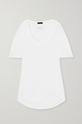 ATM Anthony Thomas Melillo Boyfriend Slub Cotton-jersey T-shirt