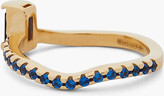 Thumbnail for your product : Cornelia Webb 24-Karat Gold-Plated, Crystal And Stone Ring