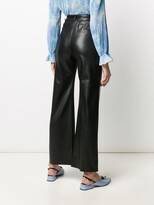 Thumbnail for your product : Nanushka High-Waisted Faux-Leather Trousers
