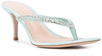 Gianvito Rossi Embellished-Strap Sandals