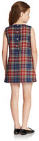 Thumbnail for your product : Oscar de la Renta Girl's Tartan Plaid Wool Dress