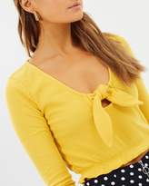 Thumbnail for your product : Kada Tie Front Knit Top