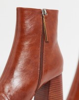 Thumbnail for your product : ASOS DESIGN Rhona platform boots in tan