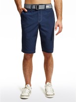 Thumbnail for your product : GUESS Belfort Belted Shorts