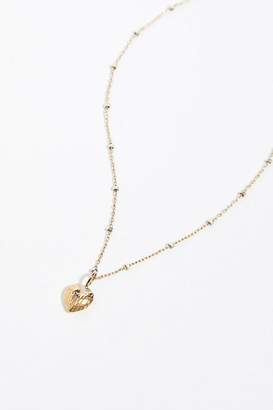 Phyllis + Rosie Phyllis & Rosie 14k Double Face Heart Necklace