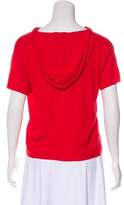 Thumbnail for your product : Ellen Tracy Linda Allard Hooded Short Sleeve T-Shirt w/ Tags