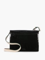 Thumbnail for your product : Marni Trunk Large Patent-leather Cross-body Bag - Black