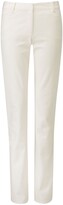 Thumbnail for your product : Pure Collection Cotton Stretch Straight Leg Jeans, Soft White