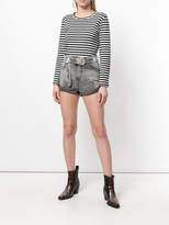 Thumbnail for your product : One Teaspoon high waisted denim shorts