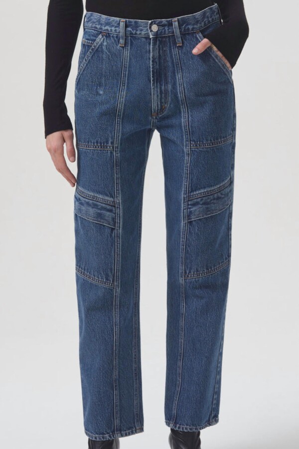 AGOLDE Women's Cooper Cargo Pants In Blue