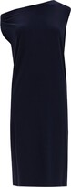 Thumbnail for your product : Norma Kamali Asymmetric Dropped-shoulder Jersey Dress