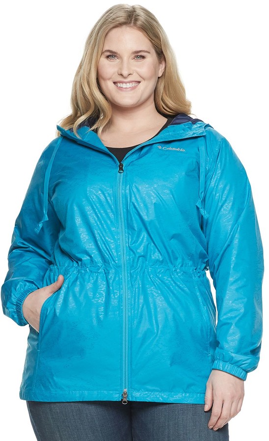 columbia plus size rain jacket
