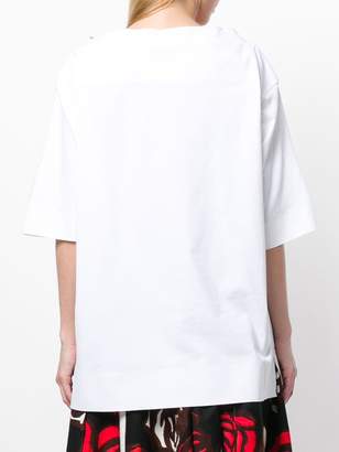 Marni oversized boat neck T-shirt