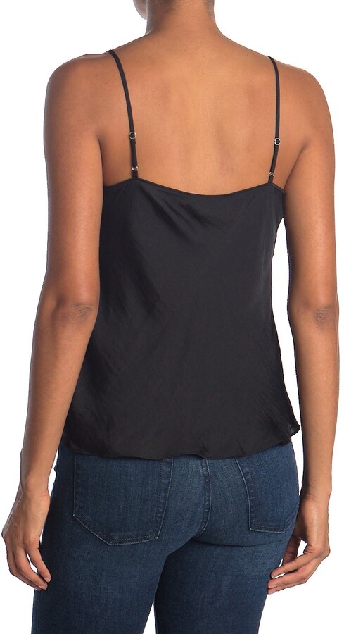 black peek a boo shoulder tops