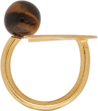 Loewe Gold Ellipse Ring
