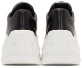 Thumbnail for your product : Miu Miu Black Leather Wedge Sneaker