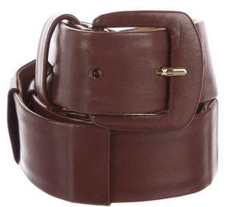 Giorgio Armani Leather Buckle Belt