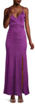 Thumbnail for your product : Fame & Partners Belleau V-Neck Slit Gown