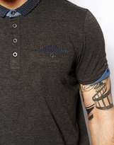 Thumbnail for your product : ASOS Smart Polo With Woven Trims
