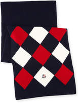 Thumbnail for your product : Moncler Sciarpa Argyle Scarf, Navy