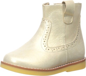 gold booties for baby girl