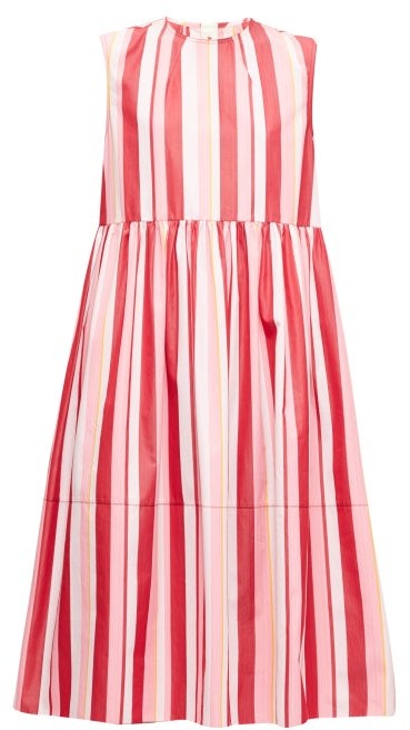 womens pink midi dress