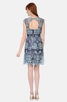 Thumbnail for your product : Kay Unger Lace Overlay Sequin Slipdress