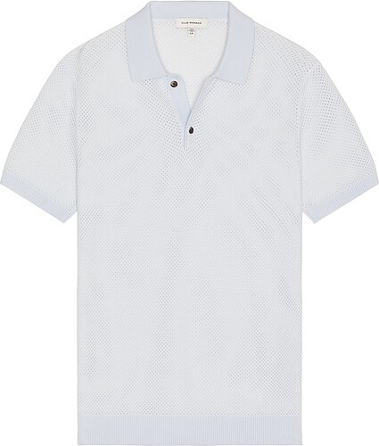 FORMER Ag Open Collar Polo - ShopStyle