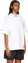 Thumbnail for your product : Heron Preston White 'Style' Mock Neck T-Shirt