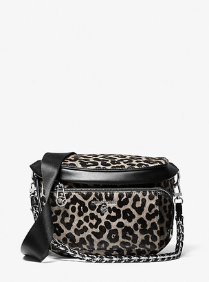 black leopard print bag