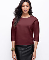 Thumbnail for your product : Ann Taylor Structured Pullover