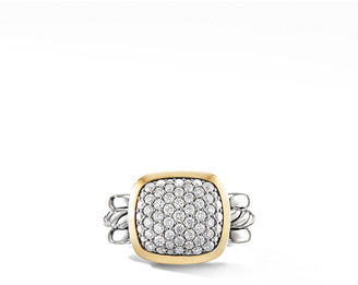David Yurman Wellesley Link Diamond & 18k Gold Ring