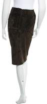 Thumbnail for your product : Bally Leather Skirt