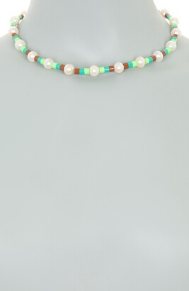 Dannijo Basil 7.5–8mm Cultured Pearl Beaded Choker Necklace