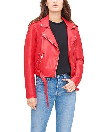 LEVI'S RED / asymmetry leather pants