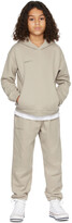 Thumbnail for your product : Pangaia Kids Taupe Organic Cotton 365 Hoodie