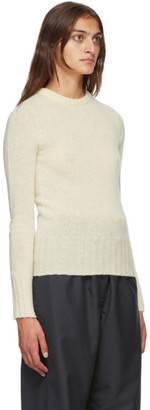 Lemaire Off-White Wool Fitted Sweater