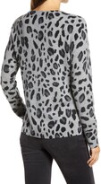 Thumbnail for your product : Halogen Leopard Cashmere Sweater