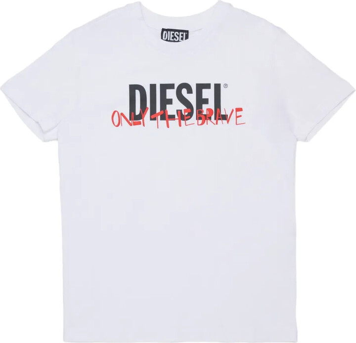 Diesel Kids logo-print T-shirt