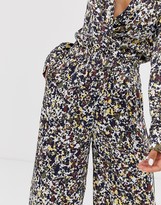 Thumbnail for your product : 2nd Day camo print co-ord wide leg trousers